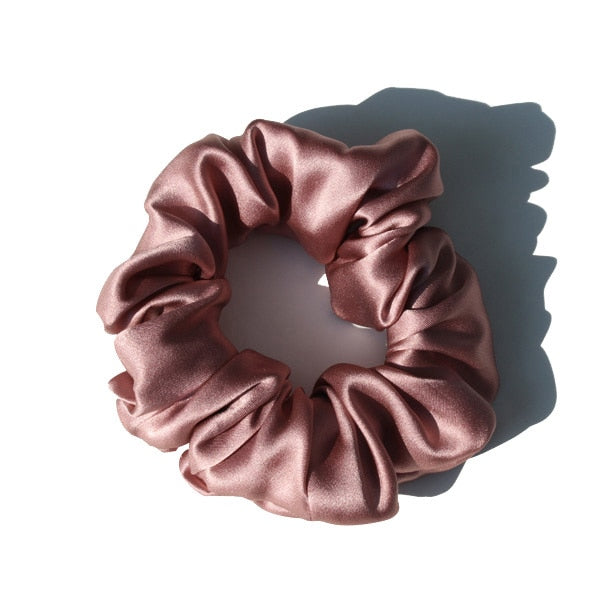 100% Pure Mulberry Silk Large Scrunchies