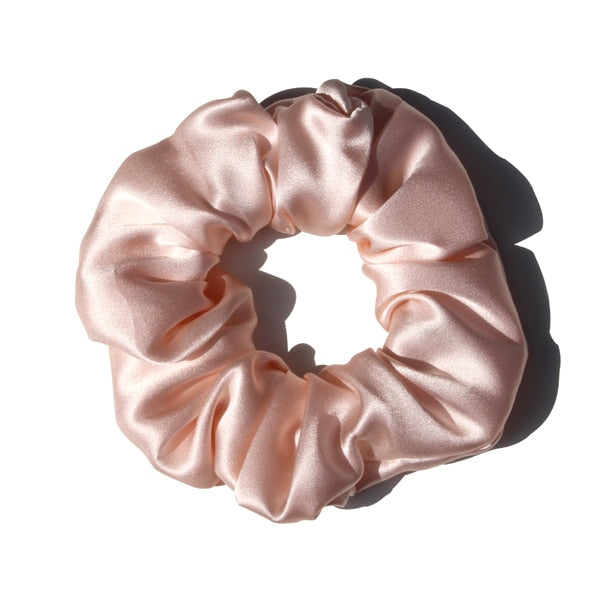 100% Pure Mulberry Silk Large Scrunchies