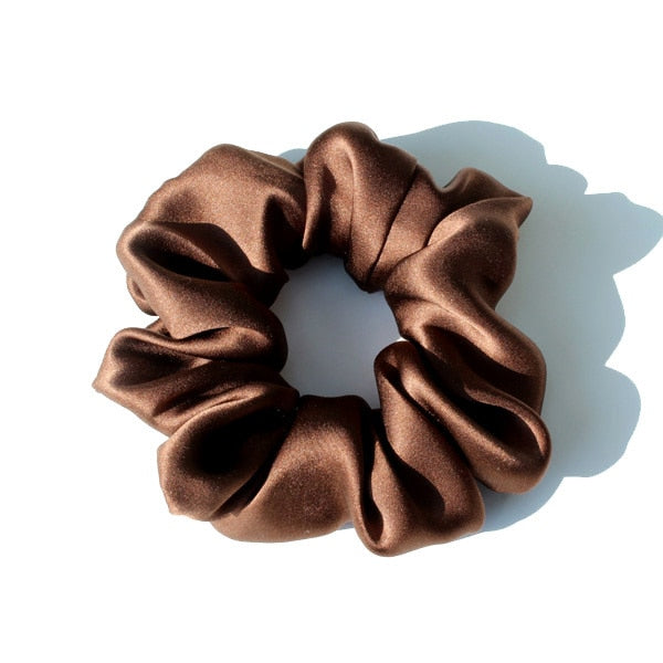 100% Pure Mulberry Silk Large Scrunchies