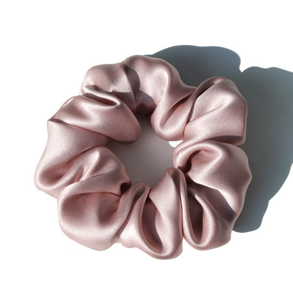 100% Pure Mulberry Silk Large Scrunchies