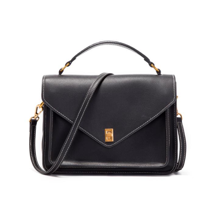 Black Genuine Leather handbag